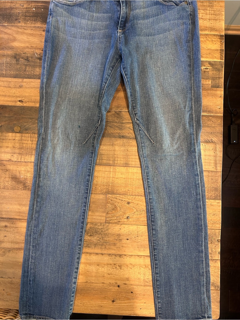 PAIGE Women's Slim Jeans in Light-Medium Blue Wash Troy Boy